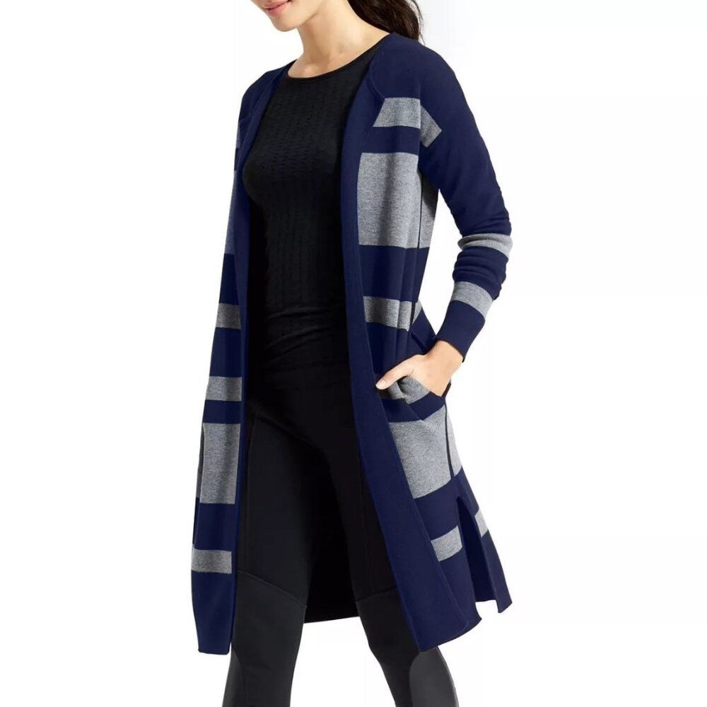 Athleta Explorer Reversible Long Cardigan Sweater